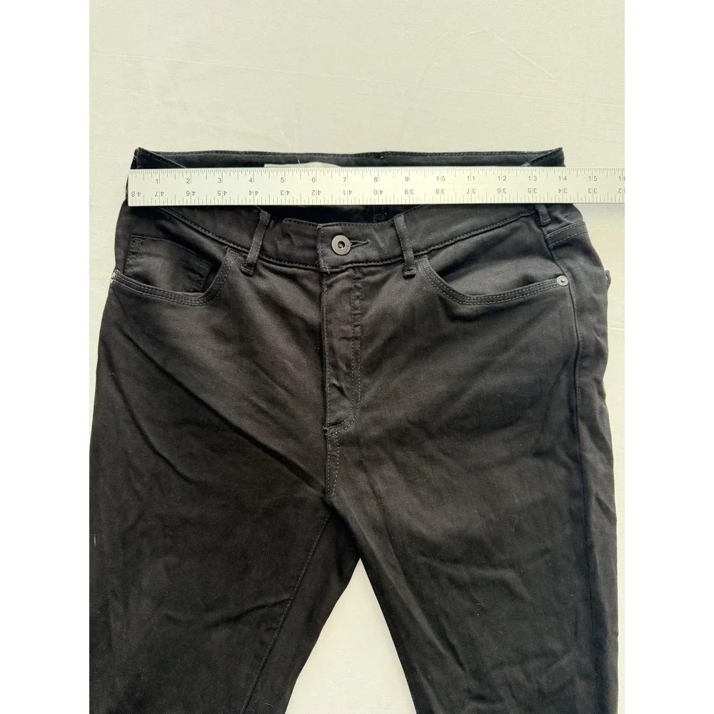 Pilcro High Rise Skinny Jeans Womens 28 Black Dark Wash Stretch 28x30 Denim